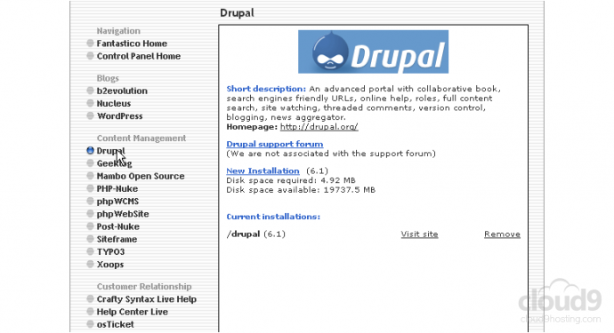 drupal hosting cloud